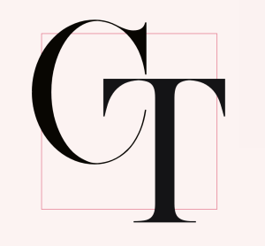 letter C and T as an Icon to represent the favicon for Charlene Trinsi
