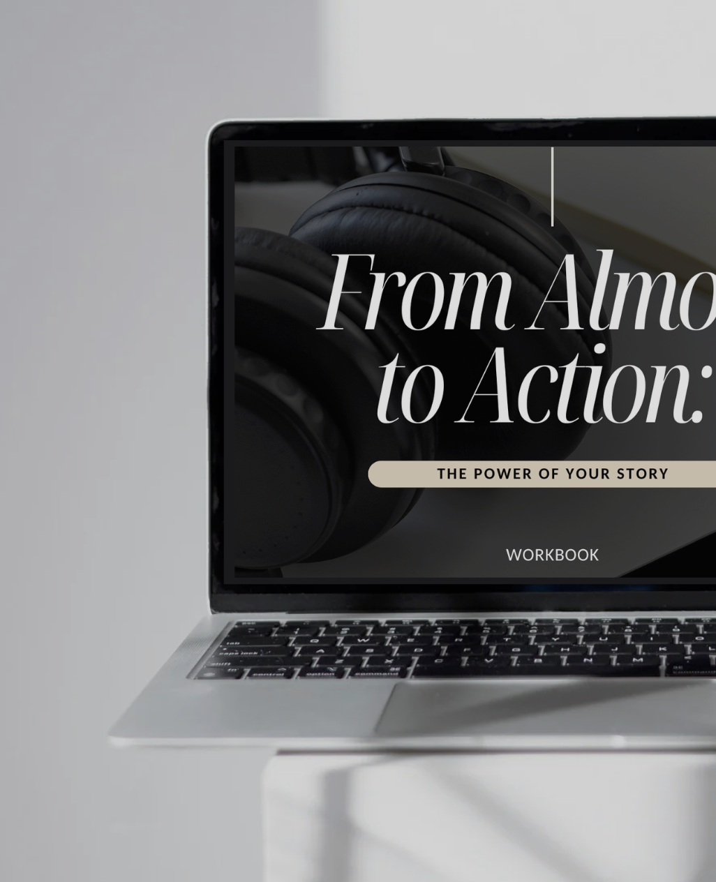 Branding Website charlene Trinsi Laptop mockup